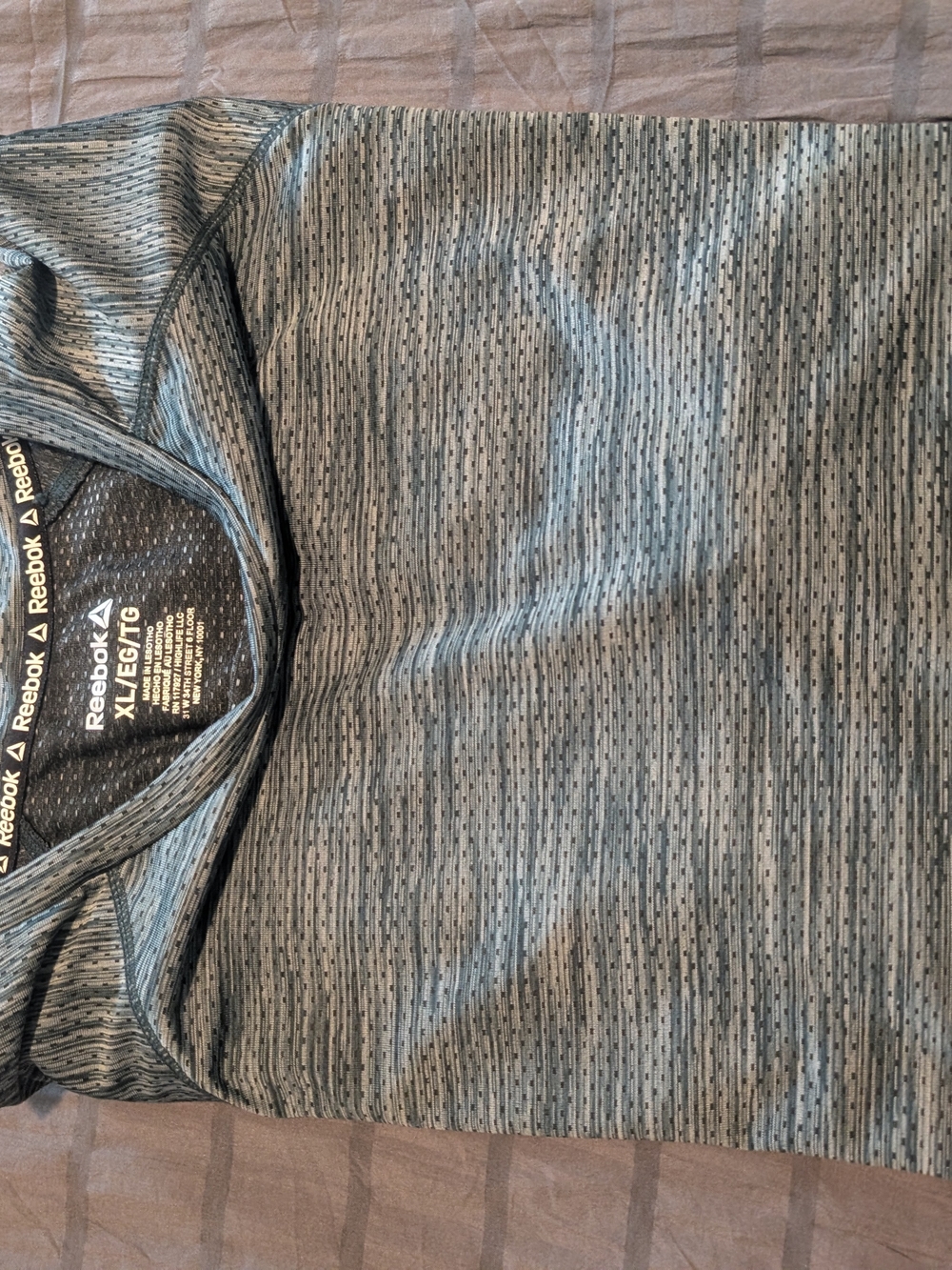 Reebok Black Heather Performance Tee